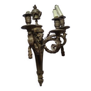 Applique murale en bronze - style