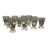 12 digestif glasses Daum model Kim