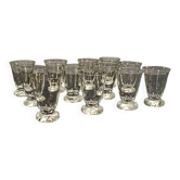 12 verres à digestif Daum modèle Kim