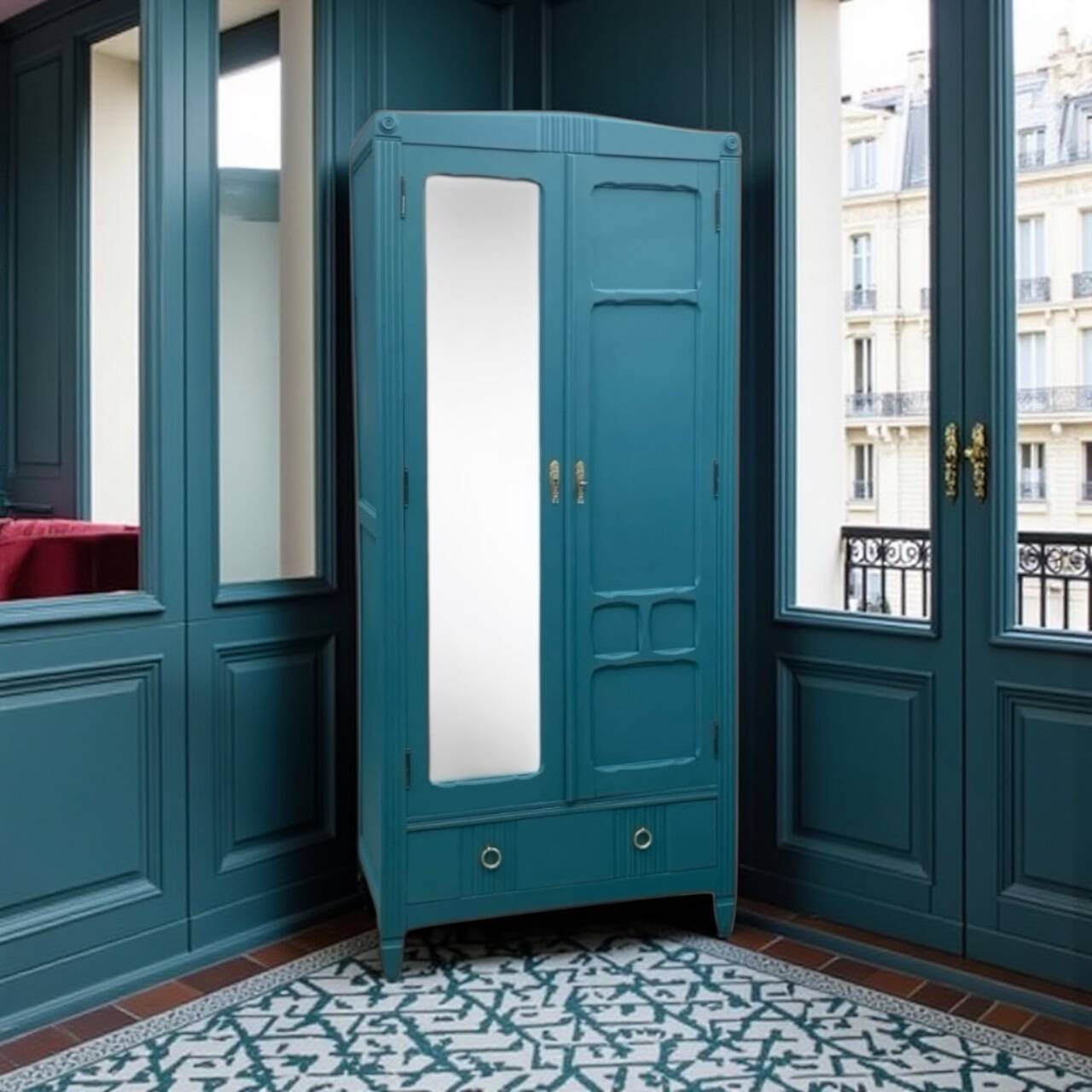Parisian Art Deco hotel armoire
