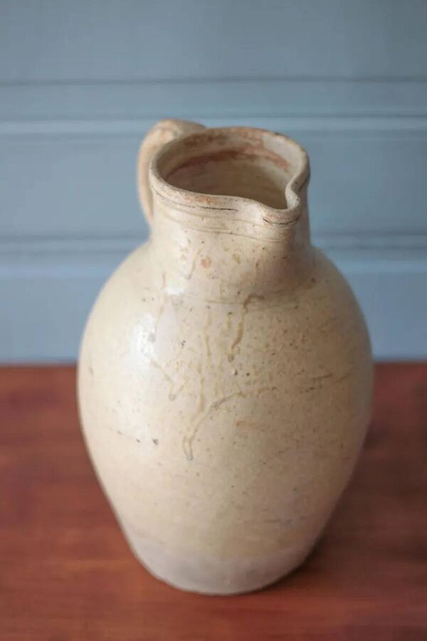 Grand pichet grès vintage, carafe vintage, cruche, cuisine, collection, poterie, stoneware pitcher, jug
