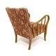 Scandinavian elm armchair, Swedish Modern, Sweden, 1940