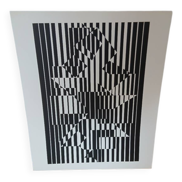 Serigraph Victor Vasarely ILIAVA, 1956