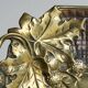 Art Deco leaf-shaped catchall in solid brass from the 1930s.