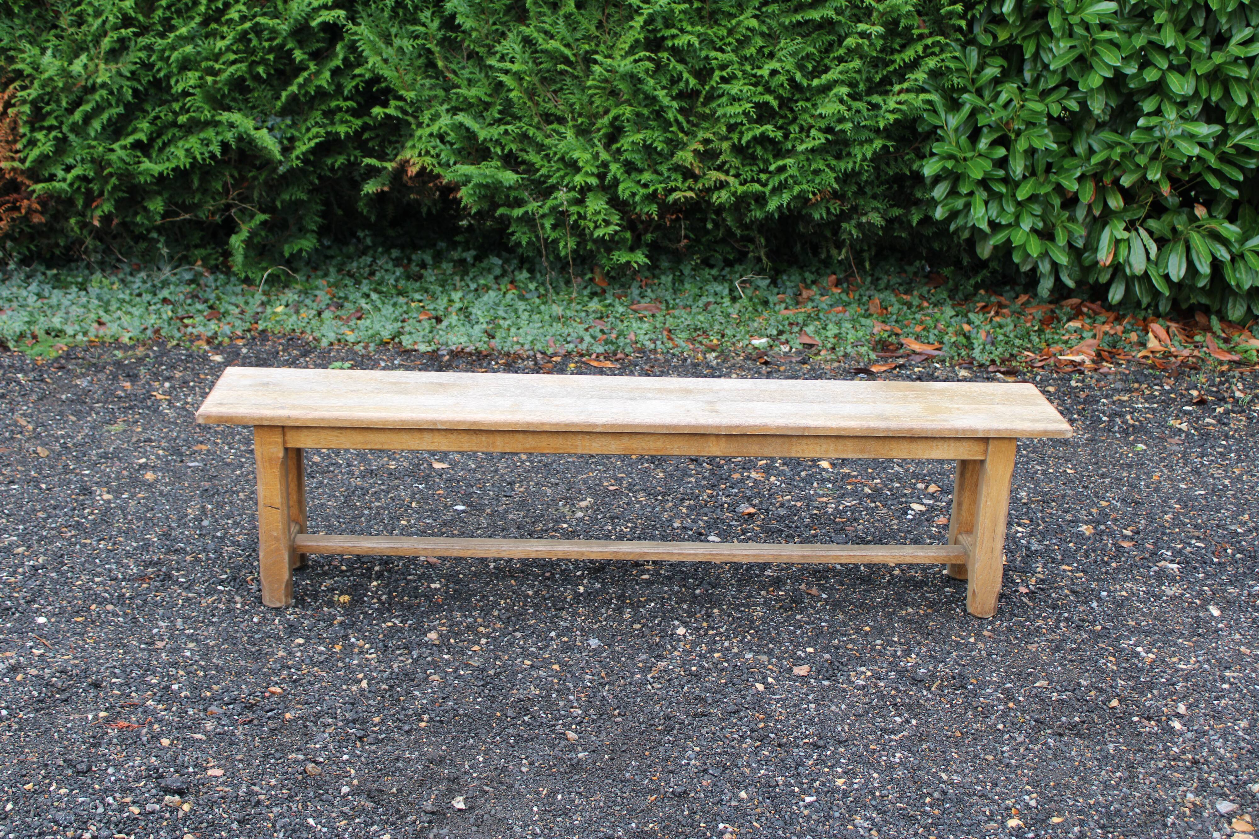 Wooden bench