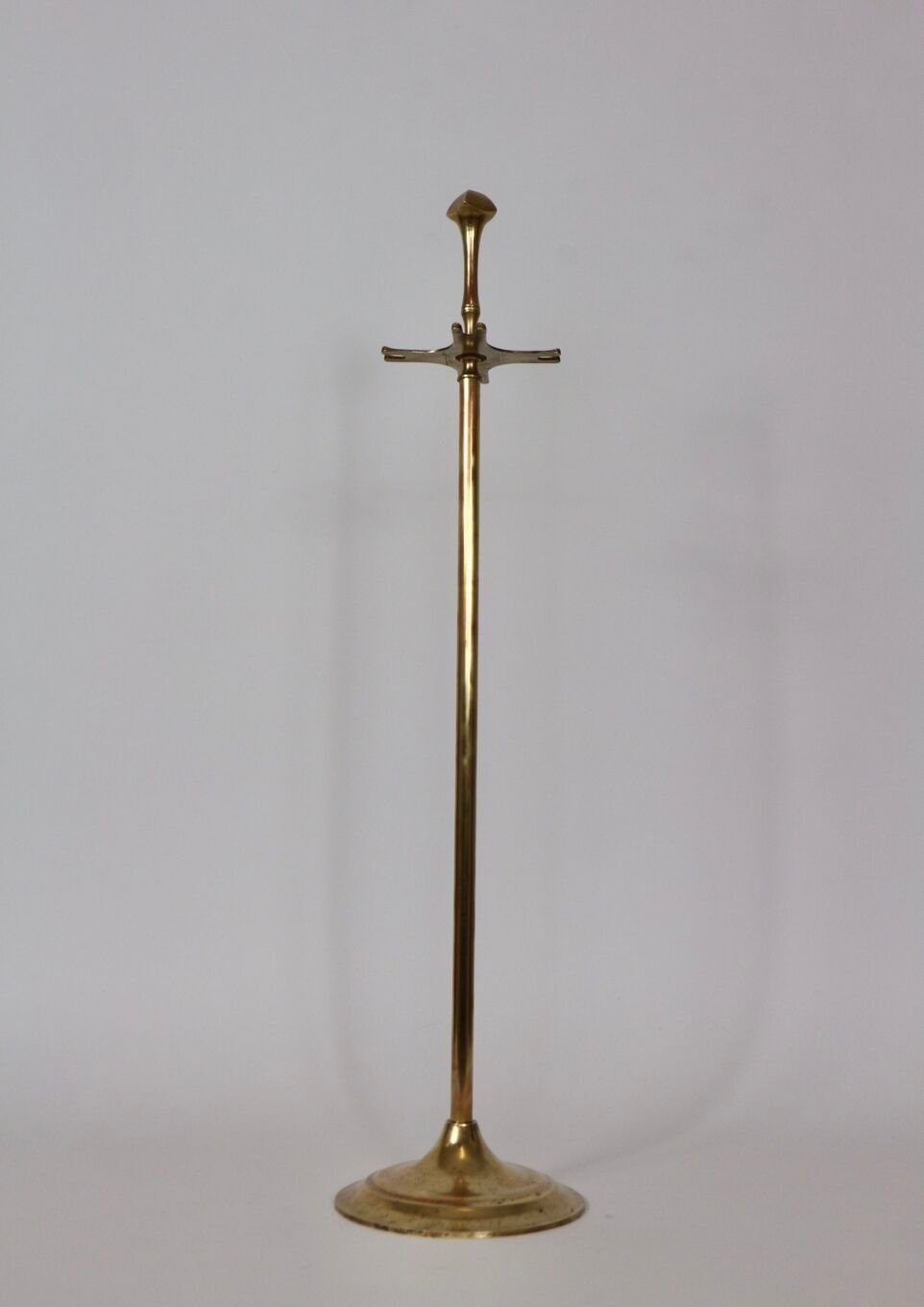 Vintage brass fireplace accessory set