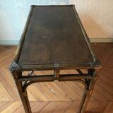 Rattan desk and these chairs