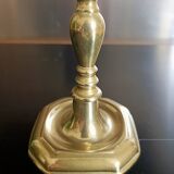 18th century gilded bronze candlestick