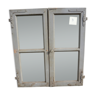 Old grey patina window