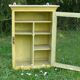 Former toilet cabinet screened door