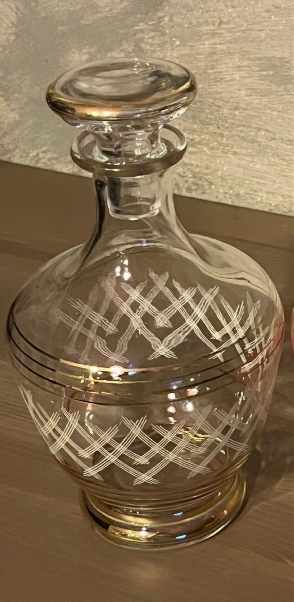 Duo de carafes à liqueur mid-century – années 60