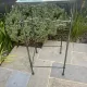 Stands / Nesting tables in patinated wrought iron with antique glass Olivier CORRO