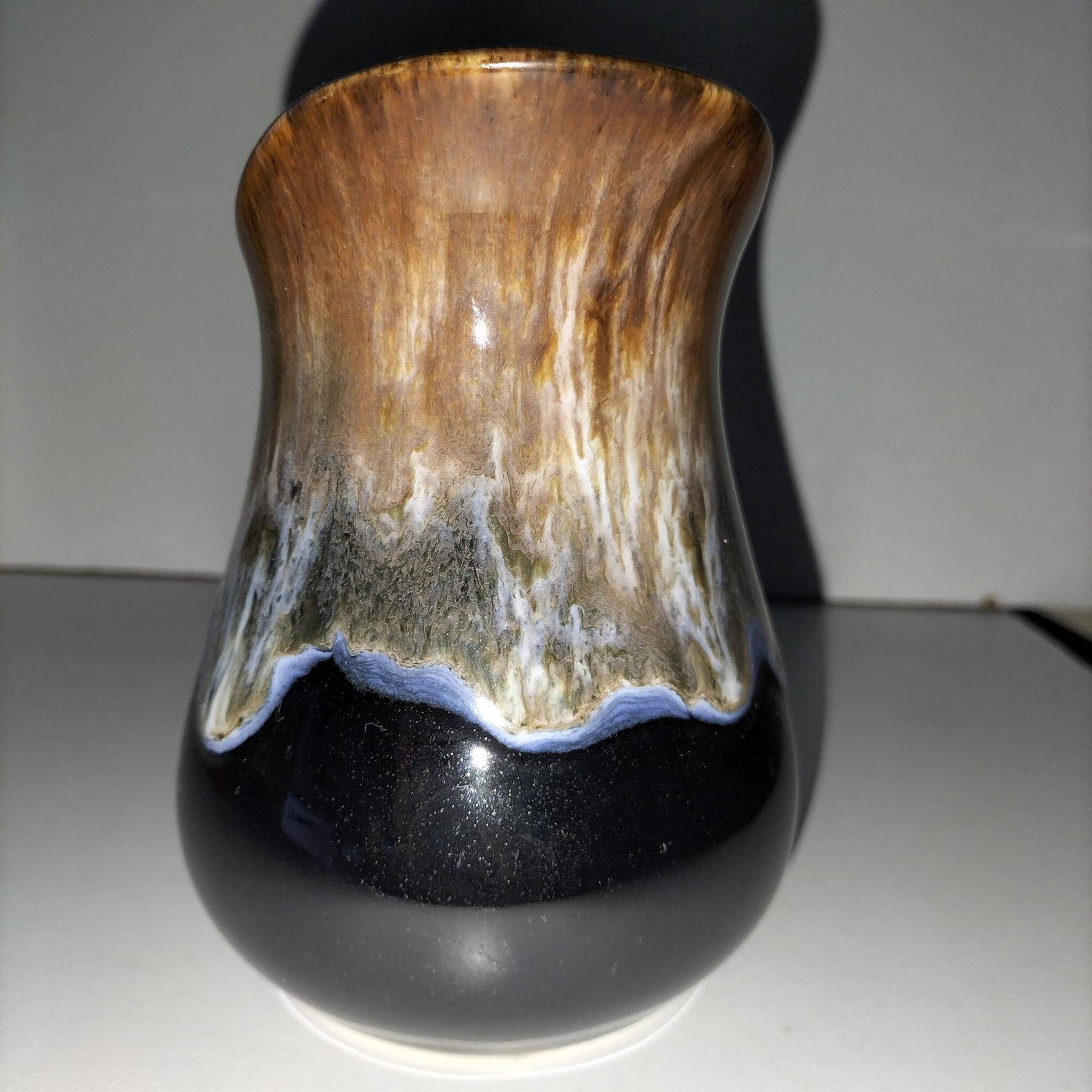 Pichet véritable grès flammes grand feu St Flour