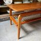 Danish coffee table in teak and rope by Arne Hovmand Olsen