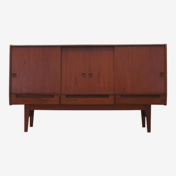 Enfilade en teck, design danois, années 1960, Danemark