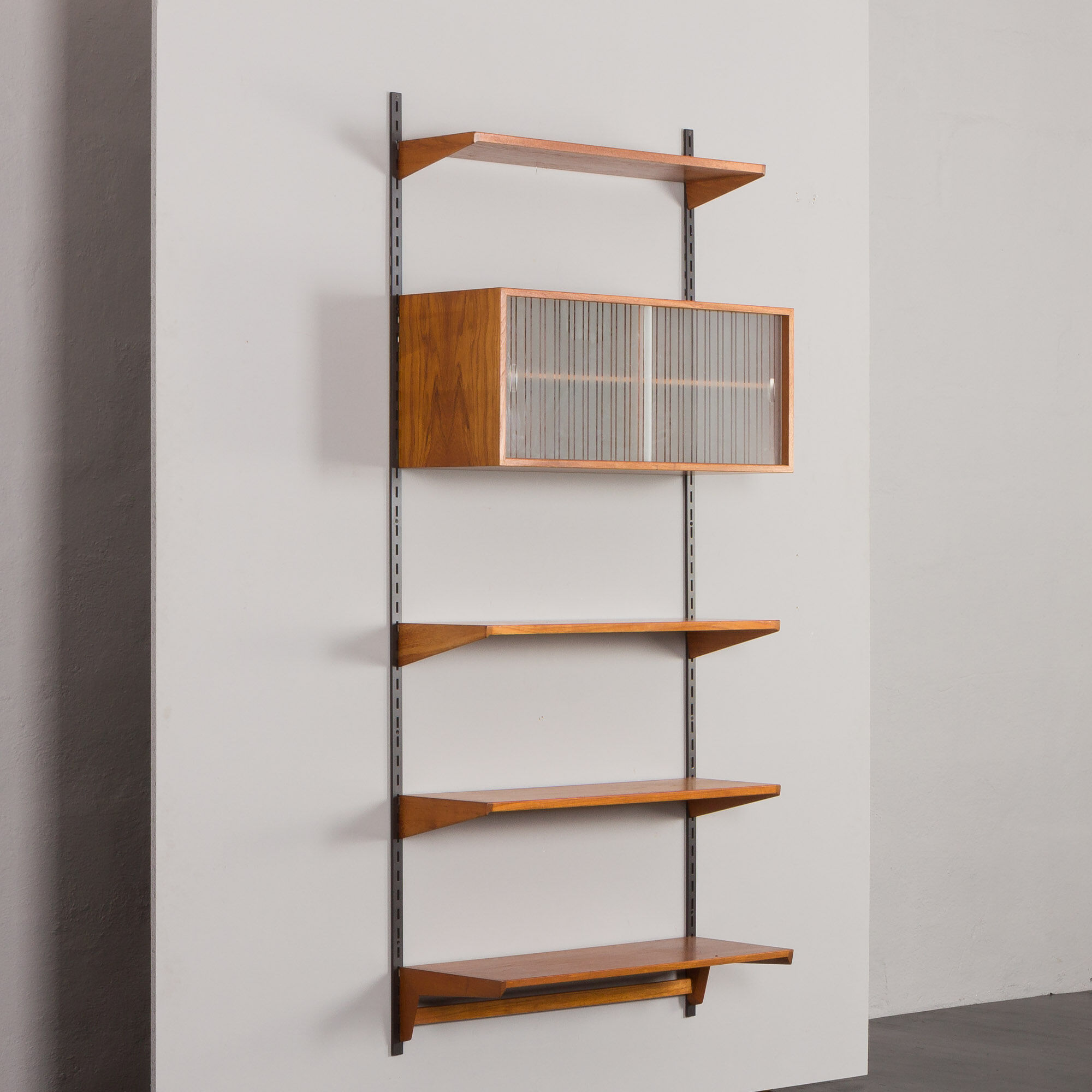 Scandinavian bookcase in teak by Kai Kristiansen for FM Mobler Denmark 1960s