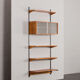 Scandinavian bookcase in teak by Kai Kristiansen for FM Mobler Denmark 1960s