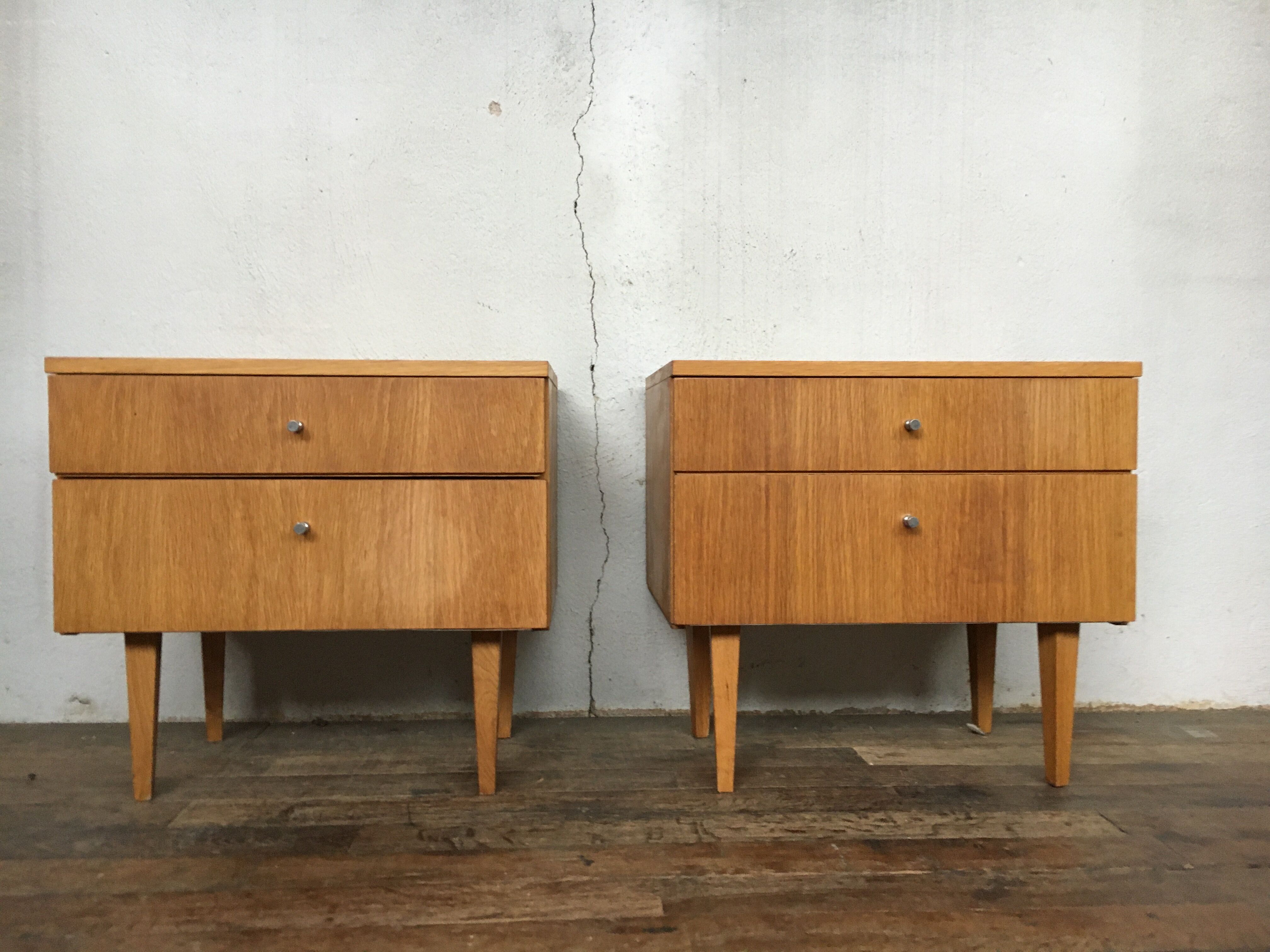 Paire de chevets anciens 1950/1960