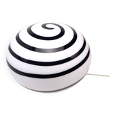 Ilu Murano swirl glass table lamp, 1990s