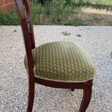 Louis XV style chair in solid mahogany from the 19th century