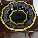 HB Quimper ceramic fruit bowl with beaded decoration