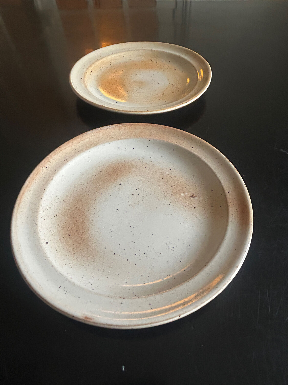 Assiettes plates Grés du Marais