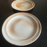 Assiettes plates Grés du Marais