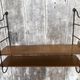 Old tomado modular wall shelf black metal + vintage wood