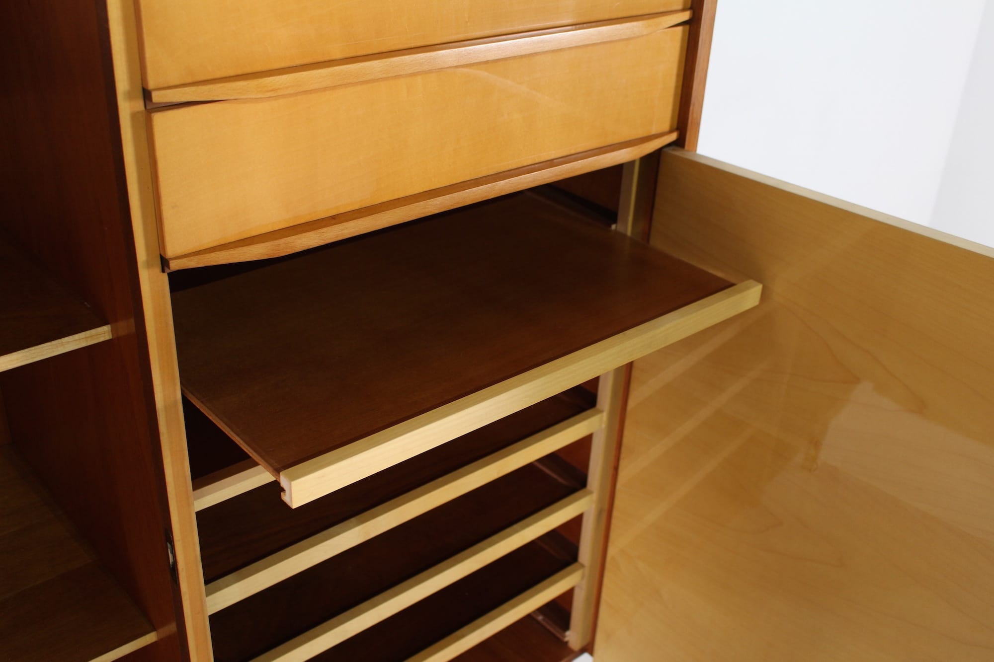 1950s Modernist High Closet Buffet