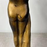 Lampe à poser femme drapée 1980