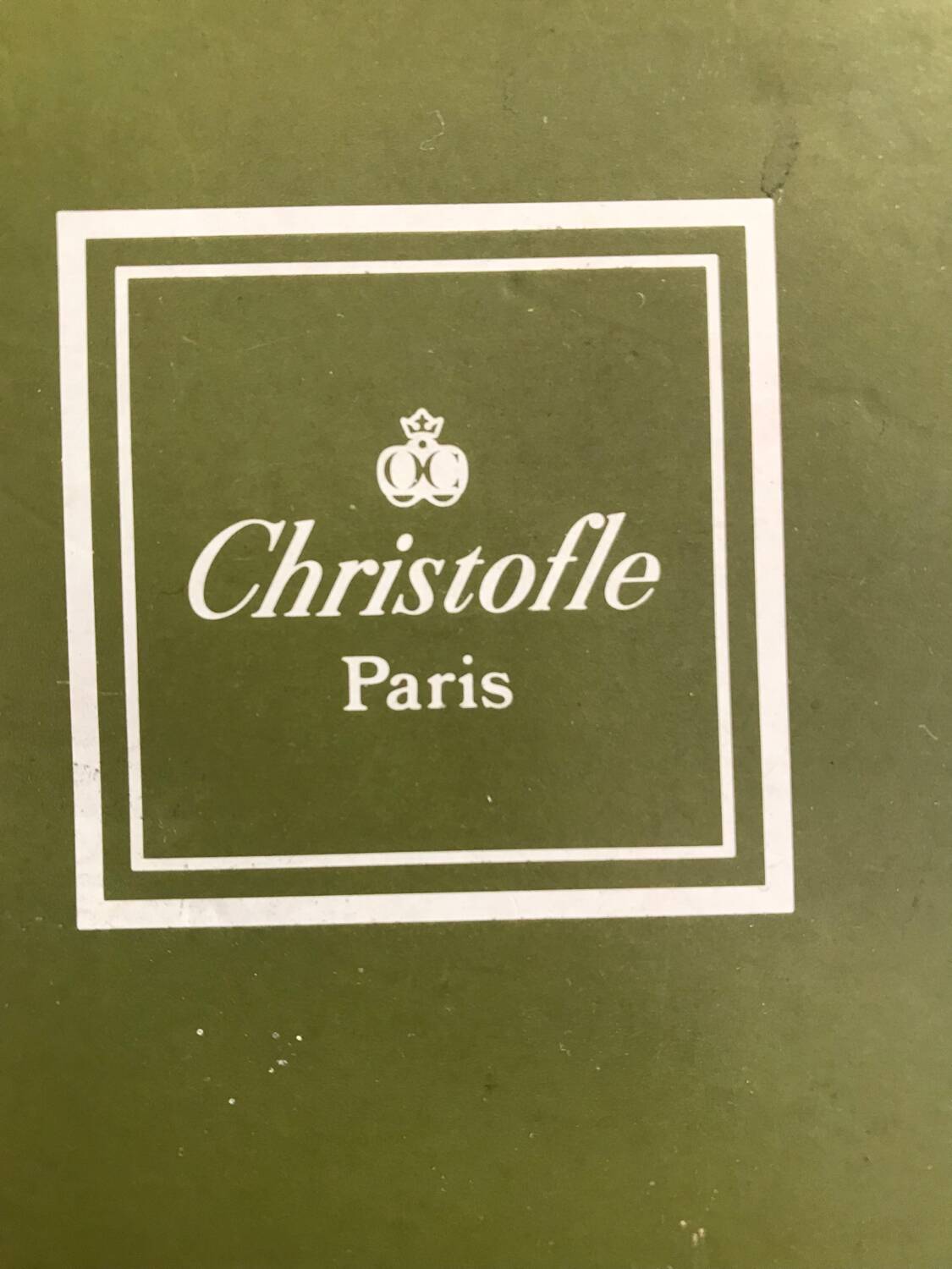 Vide poche métal argenté christofle
