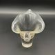 Vintage glass photophore in the shape of a calla lily – a
