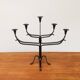 Brutalist Metal Candle Holder