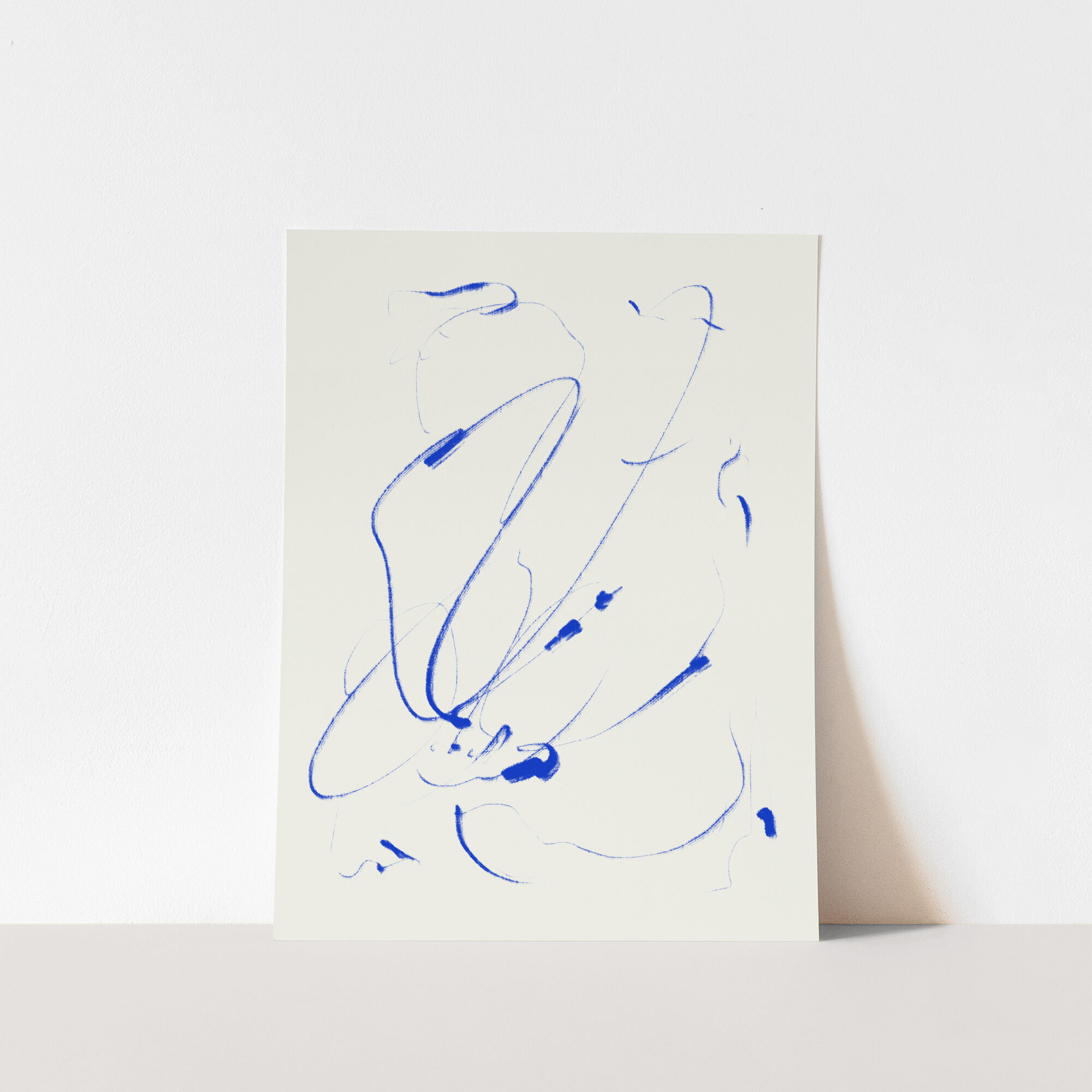 Abstract painting giclee print, 50x70cm