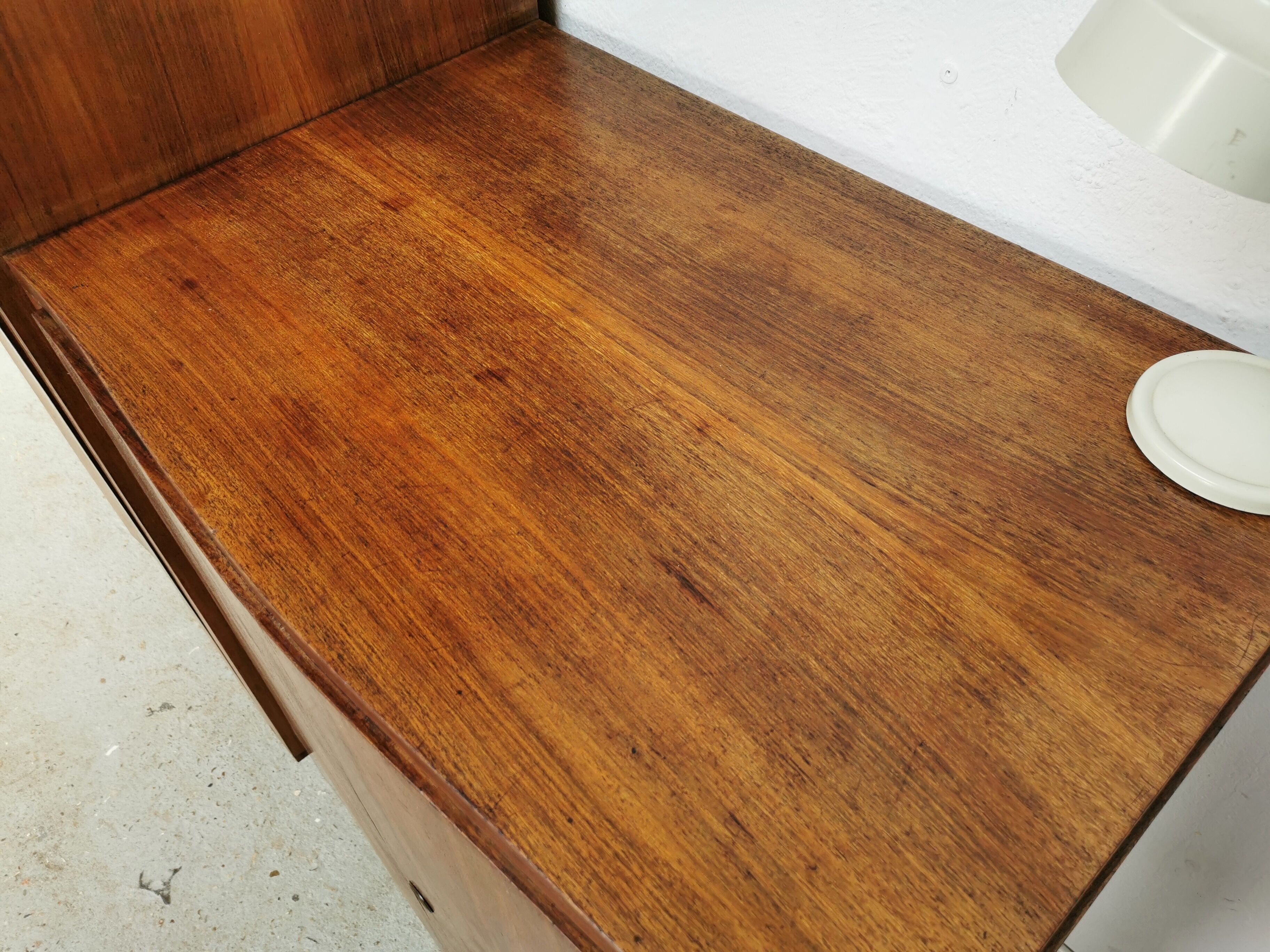 Vintage asymmetrical wardrobe