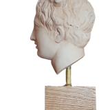 Head to the antique plaster