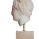 Tête à l'antique en plâtre