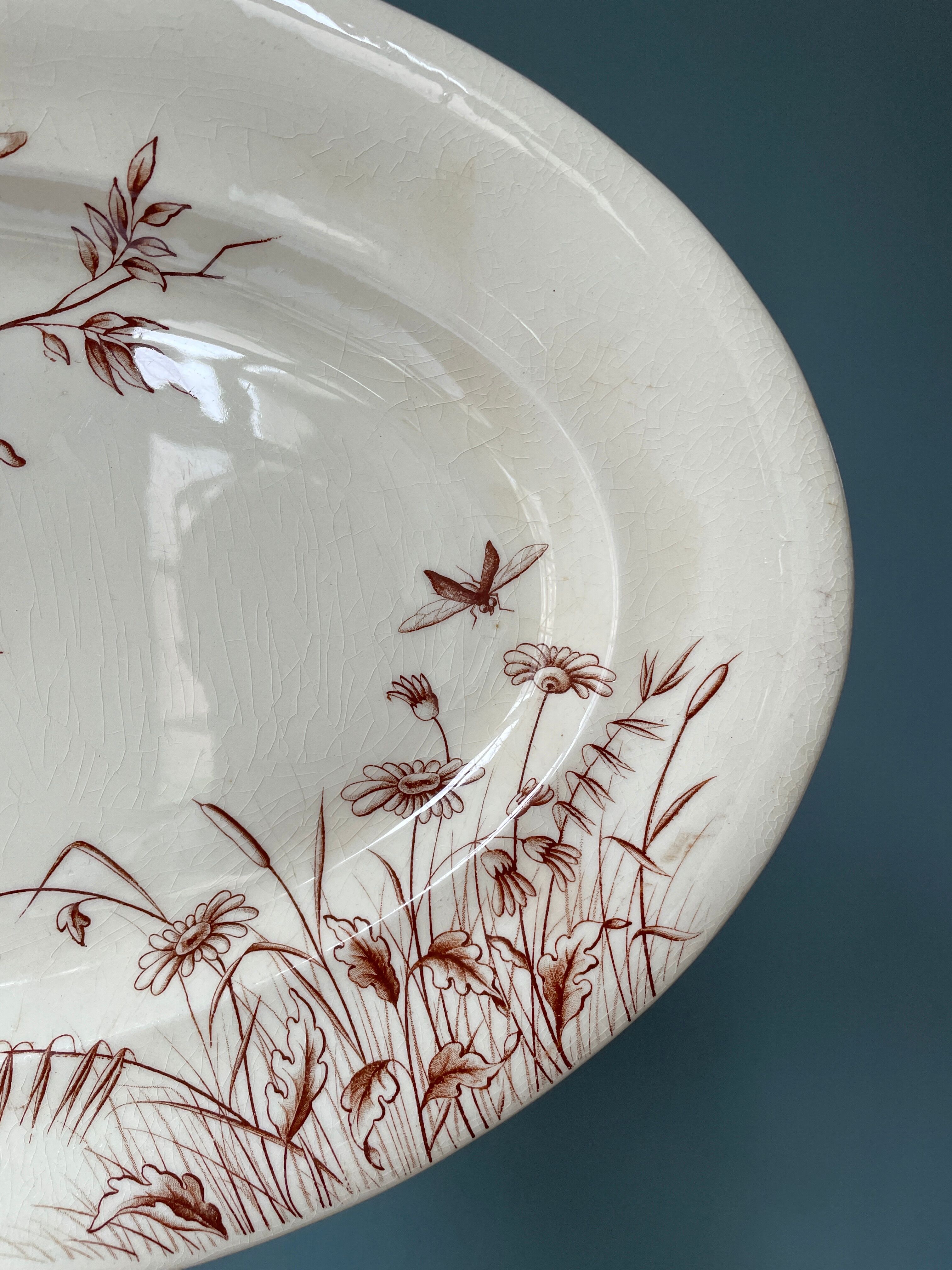 Oval flat iron earth, XIXth century