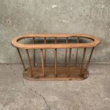 Vintage Scandinavian style magazine rack