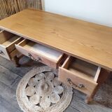 Solid oak desk