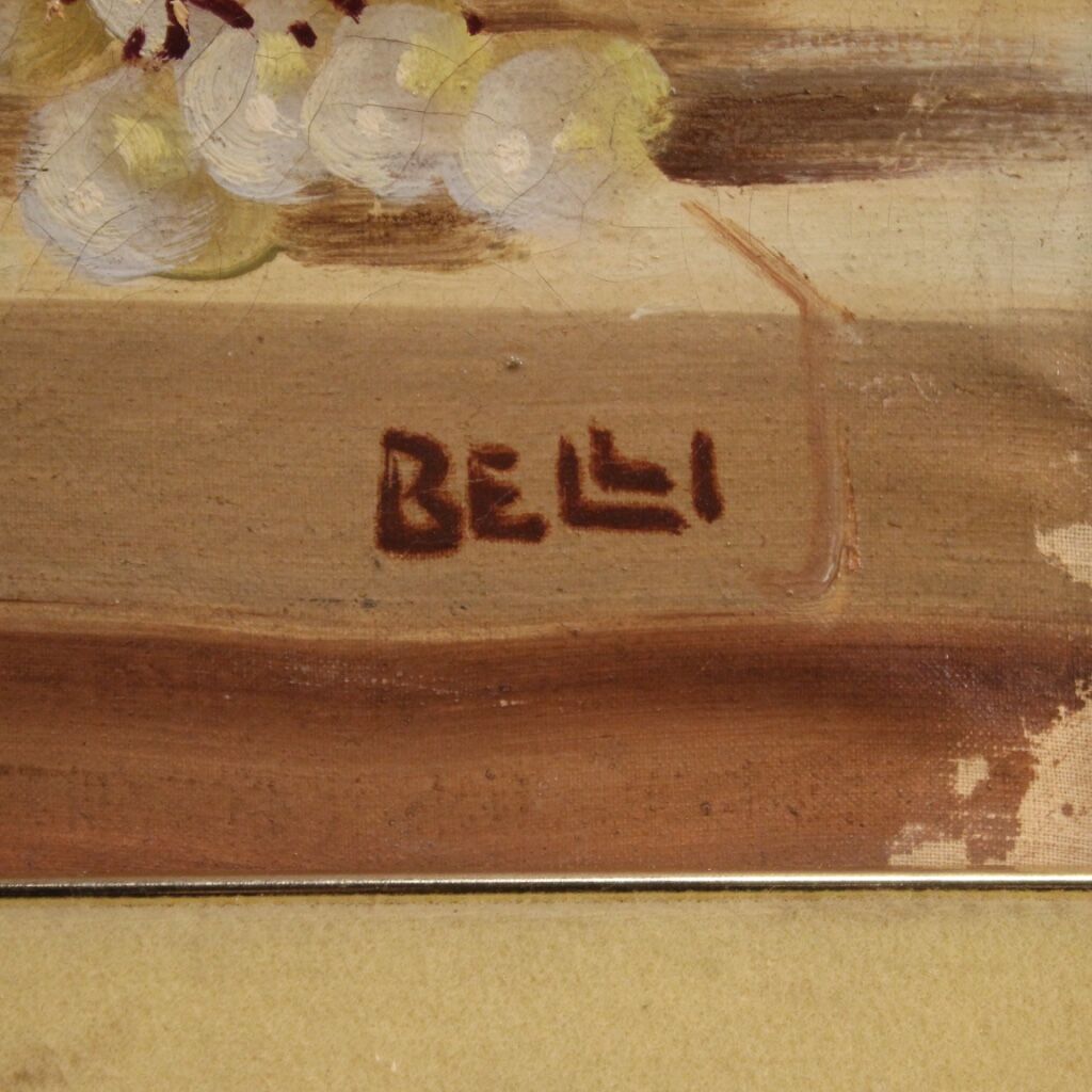 Peinture signée nature morte du 20e siècle