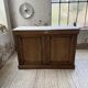 Oak and marble counter 1950