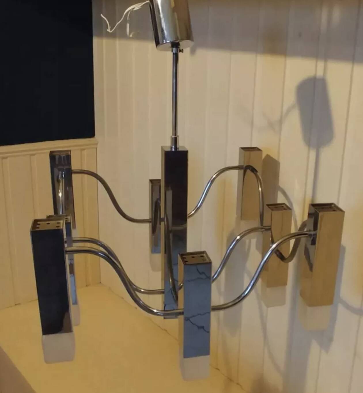 Chandelier by Maison Sciolari for Boulanger 1970