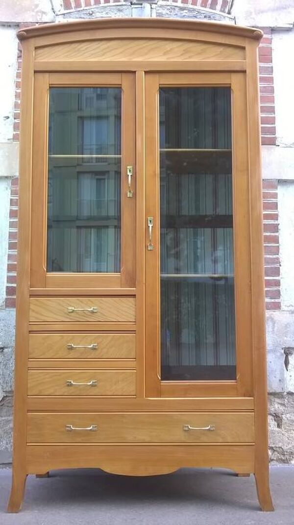 Armoire commode parisienne vitré d'hôtel 1930