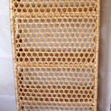 Rattan shelf