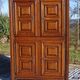 Small oak cabinet, 4 doors, Louis XIII style