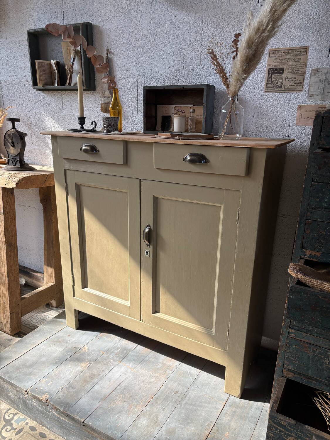 Beige Parisian sideboard