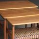 LACOSTE succession: Scandinavian nesting tables signed by Erling Torvits.