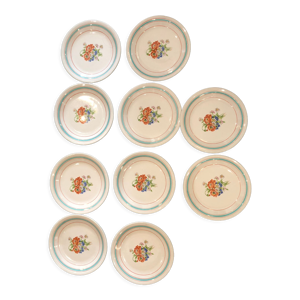 10 assiettes Moulin des Loups