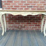 Louis XV style console patinated